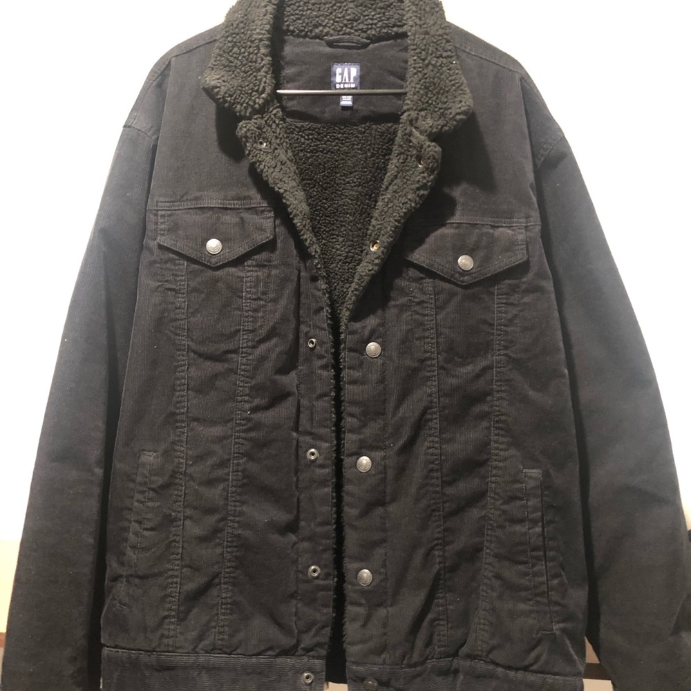 GAP Sherpa-Lined Icon Corduroy Jacket sz XL